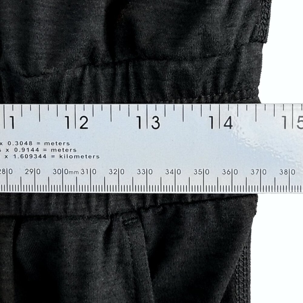 VUORI Lux Henley Jumpsuit Black Long Sleeve Drawstring M/L Athleisure Loungewear - Picture 7 of 11